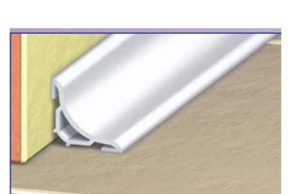 PVC samolepljiva lajsna za unutrašnji ugao 081 VA/01 bela